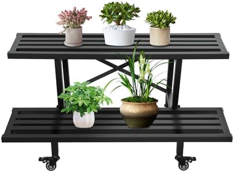 Sturdy Metal Plant Stand 2 Tie - đánh giá và giá Plant Parents