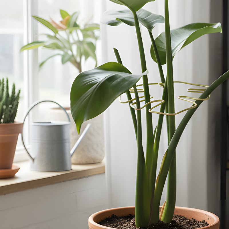 10/1pc Adjustable Metal Plant  - đánh giá và giá Variegated Monstera Node